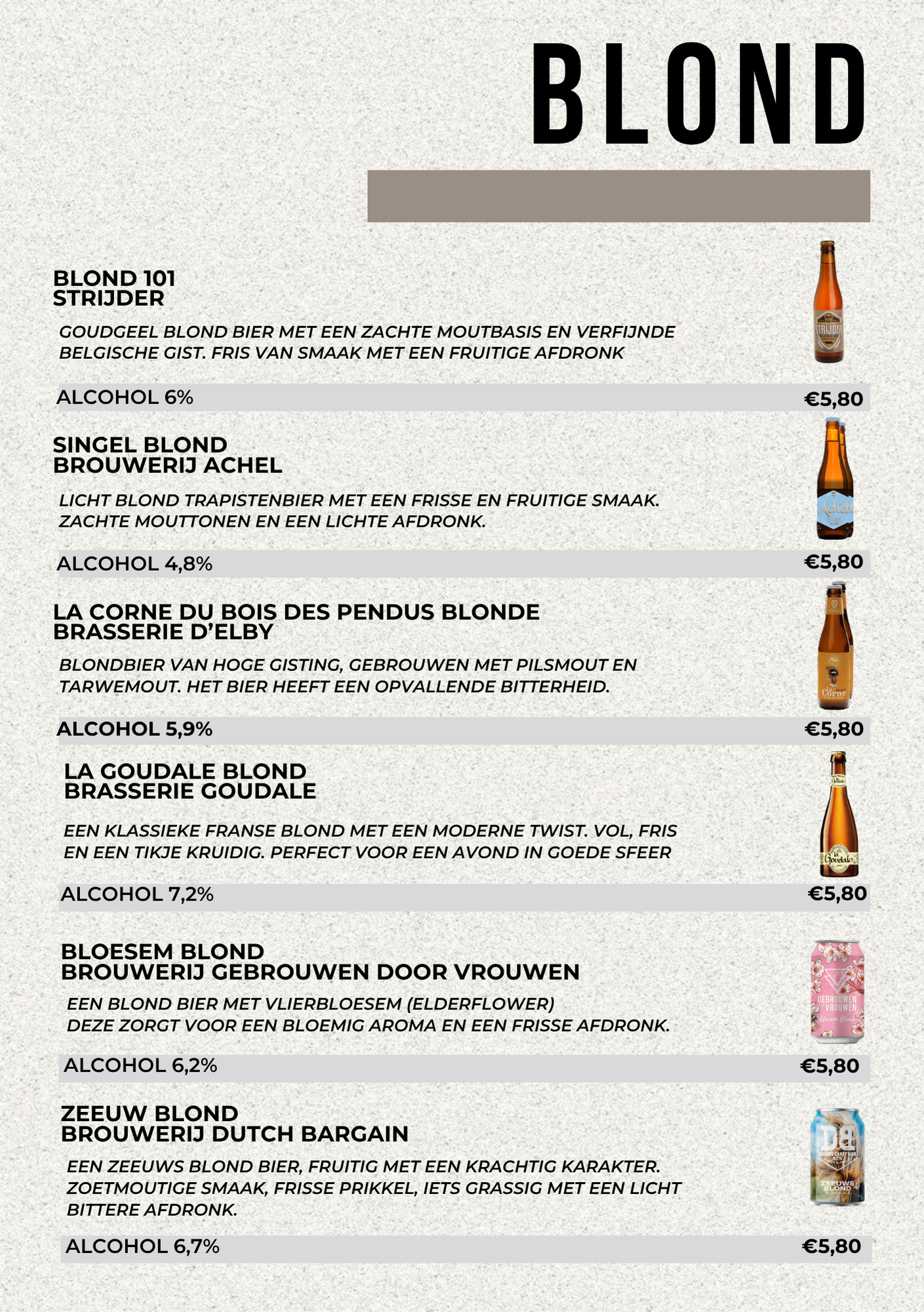 Blond bier