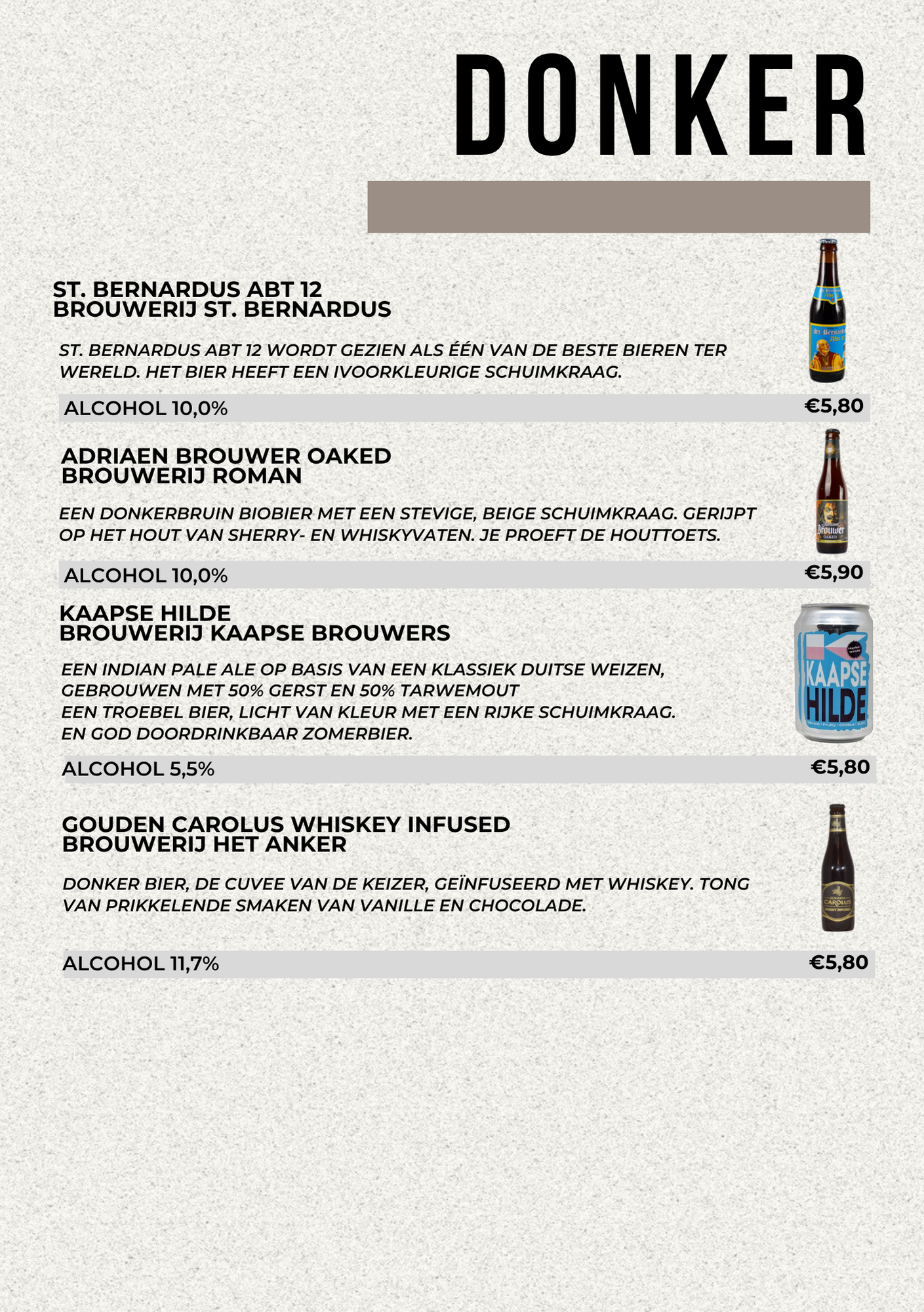 Donker bier vervolg