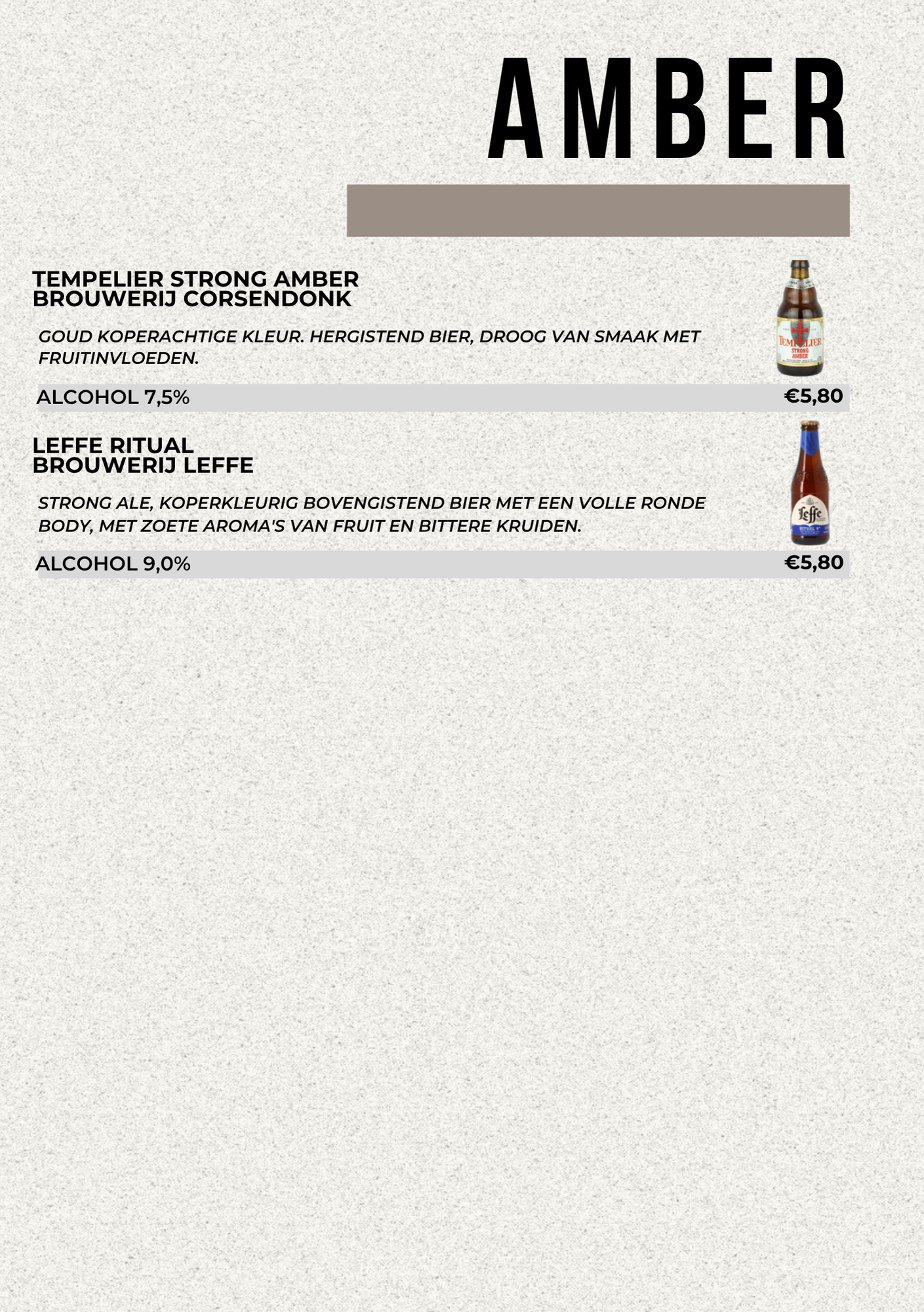 Amber bier