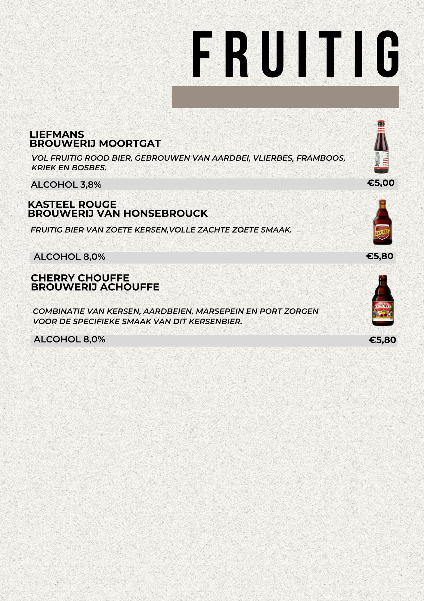 Fruitig bier