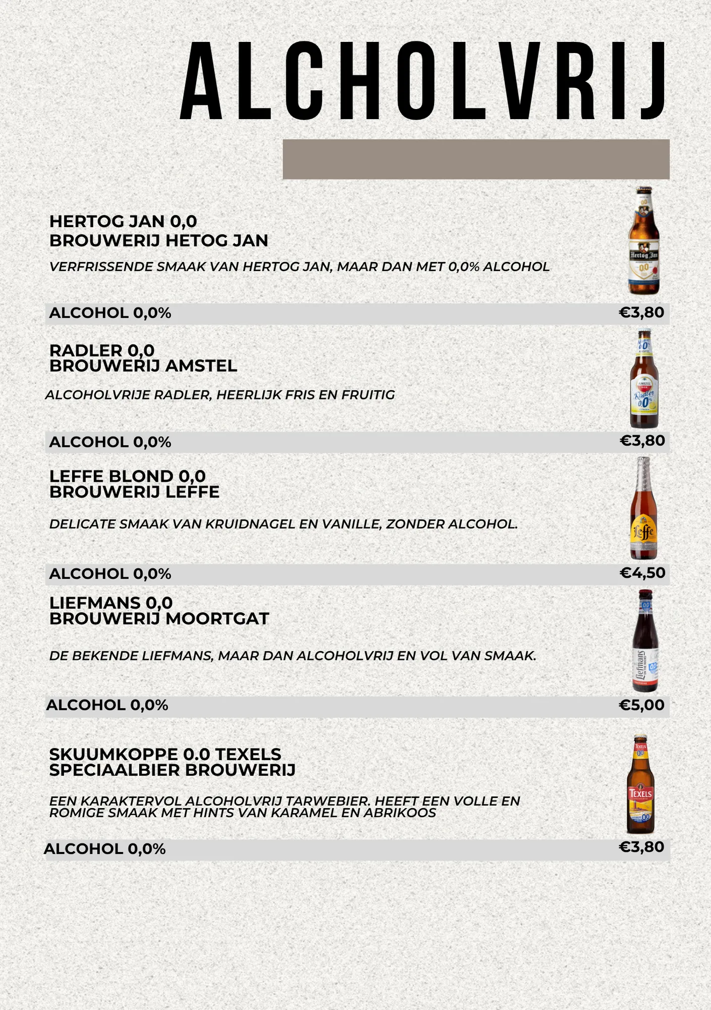 Alcoholvrij bier
