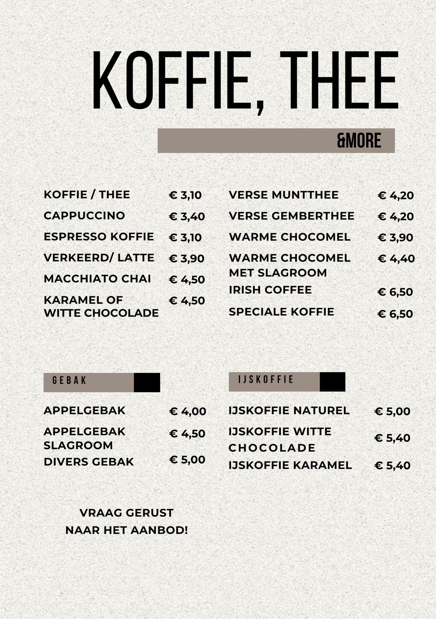 Koffie en thee
