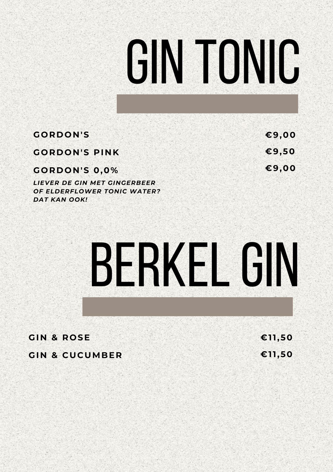Gin tonic